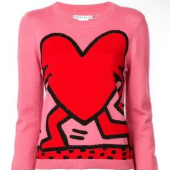 Alice and Olivia x Keith Haring Chia Sweater - Size M - Picture 3 of 5